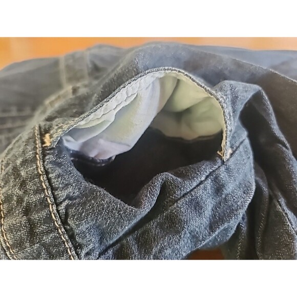 Old Navy Denim Overall Dress Snap Jumper 5T Blue Jean Girls - Picture 8 of 10